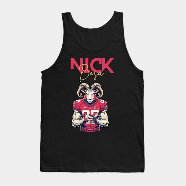 nick bosa the goat Tank Top by Nasromaystro